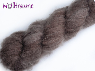 Flocke Teddy, handgefärbte Wolle von wollträume